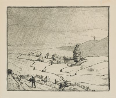 雨が降り始める 作： ハンス・トーマ