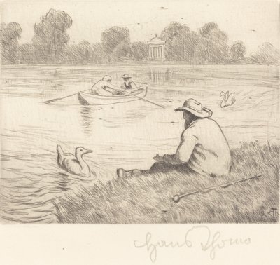 穏やかな遠足 作： Hans Thoma