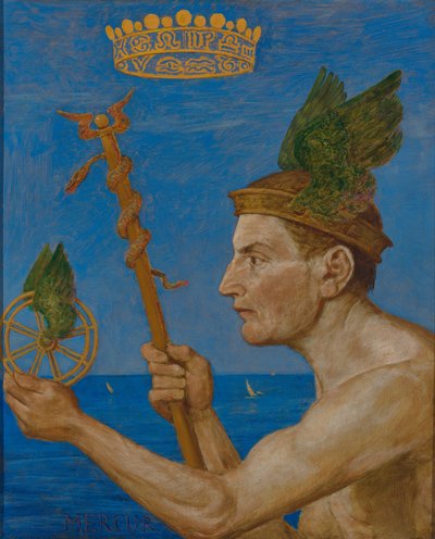 メルクール 作： Hans Thoma