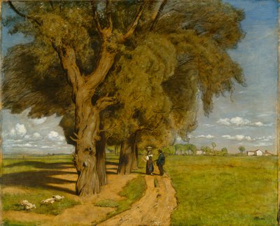 夏（カールスルーエ近郊の風景） 作： Hans Thoma