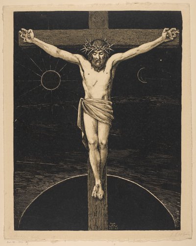 勝利の十字架 作： Hans Thoma