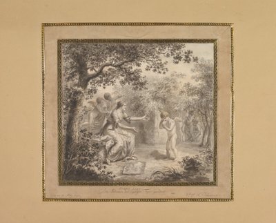 キューピッドの策略、1792 年。 作： Hans Veit Friedrich Schnorr von Carolsfeld
