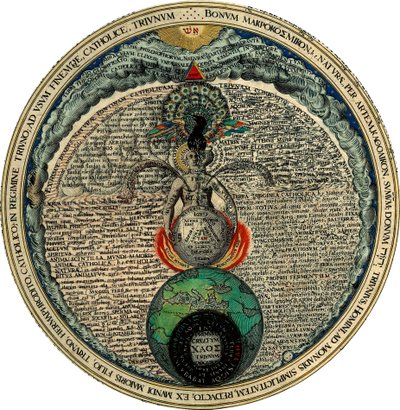 雌雄同体、1595年。 作： Hans Vredeman de Vries