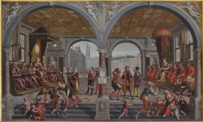 正義と不正 正義と不正、1594-1595。 作： Hans Vredeman de Vries