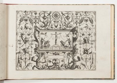 プレート 23、Grotteßco から: さまざまな方法で (Various Grotesques) 作： Hans Vredeman de Vries