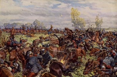 1915 年 9 月 25 ～ 30 日、アルゴンヌ西部のフランス軍の大攻勢での戦闘 (色リソ) 作： Hans W. (after) Schmidt