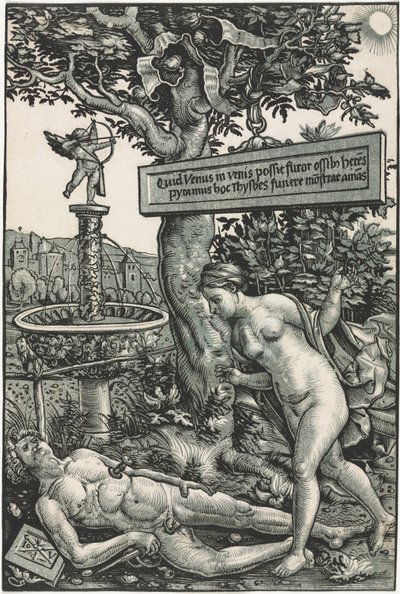 Pyramus and Thisbe、c。 1510。 作： Hans Wechtlin