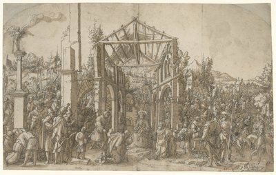 王たちの崇拝 作： Hans Weiditz (II) (attributed to)