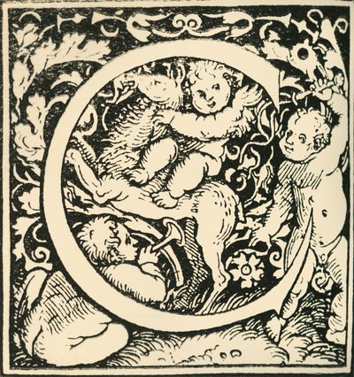C-Hans Weiditzによるアルファベット、c1520-1521、1908。 作： Hans Weiditz