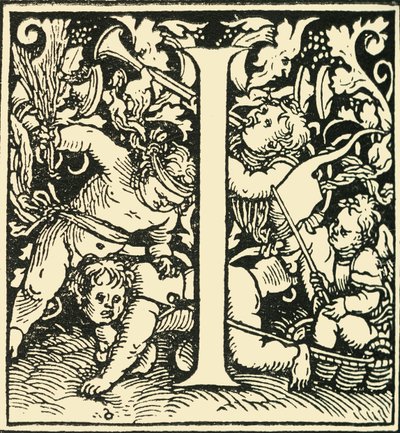 I-Hans Weiditzによるアルファベット、c1520-1521、1908。 作： Hans Weiditz