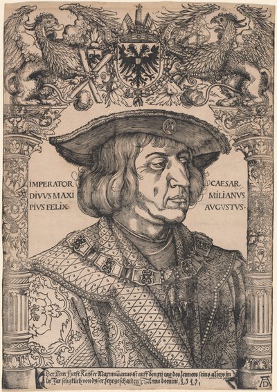 マクシミリアン1世 作： Hans Weiditz, II, after Albrecht Dürer