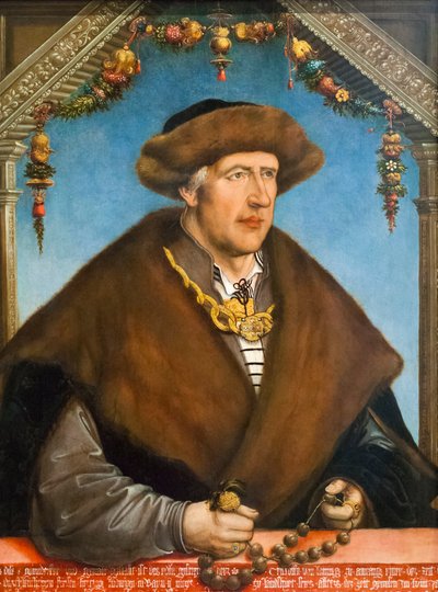 Retrato de Christoph van Laiming 作： Hans Wertinger