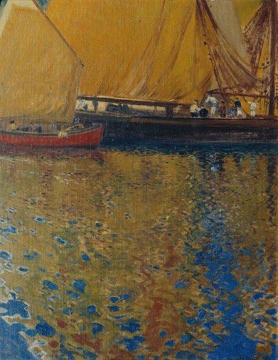 ルシン港の朝の気分 作： Hans Wilt