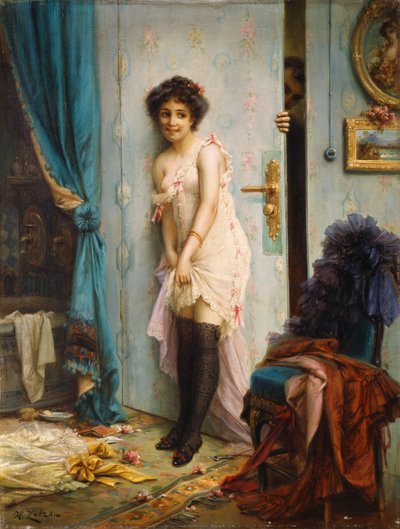 浴後 作： Hans Zatzka