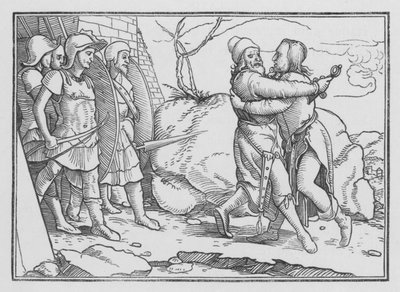 アマサはジョアブによって殺された、2サミュエルXX、10 作： Hans after Holbein the Younger