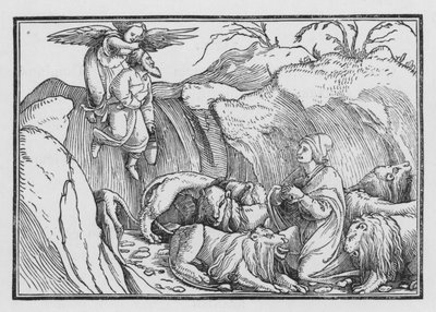 ライオンの巣のダニエル、ベルとドラゴンI、36 作： Hans after Holbein the Younger