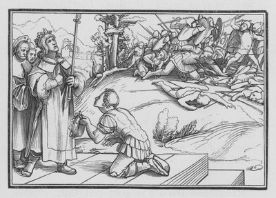 サウルとヨナタンを巡るデビッドラメンテス、2サミュエルI、11 作： Hans after Holbein the Younger
