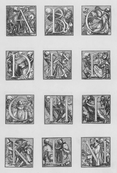 Holbeins Alphabet 作： Hans after Holbein the Younger