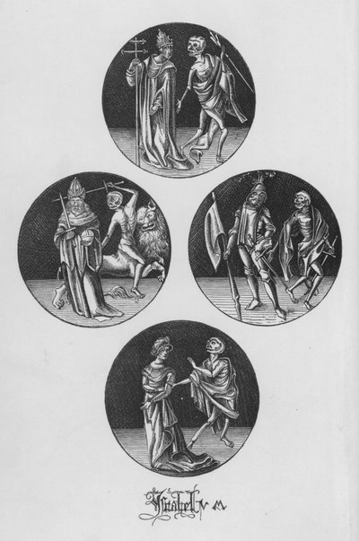 ホルバインの死のダンス 作： Hans after Holbein the Younger