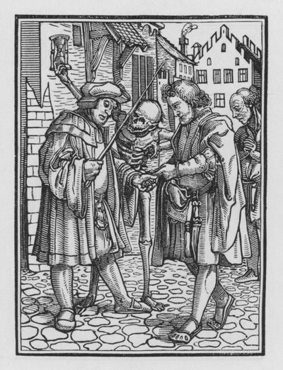 ホルバインの死のダンス：支持者 作： Hans after Holbein the Younger
