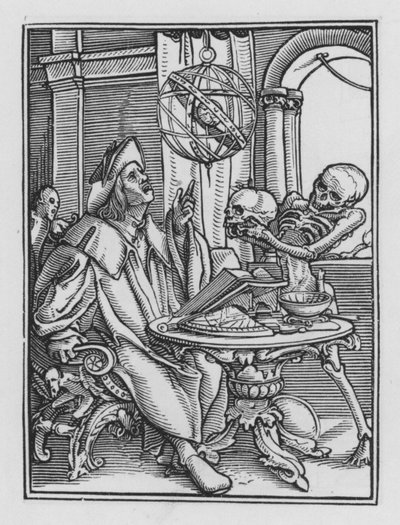 ホルバインの死のダンス：占星術師 作： Hans after Holbein the Younger