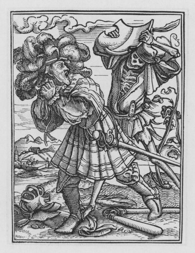 ホルバインの死のダンス：カウント 作： Hans after Holbein the Younger