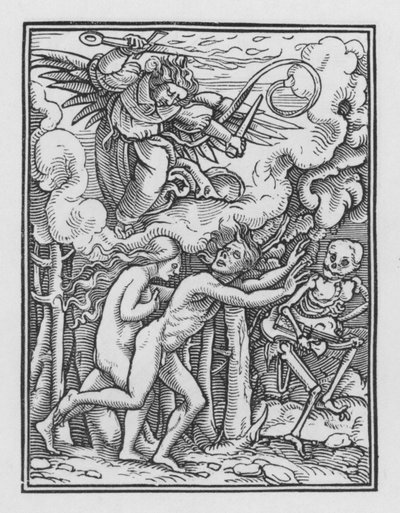 ホルバインの死のダンス：追放 作： Hans after Holbein the Younger