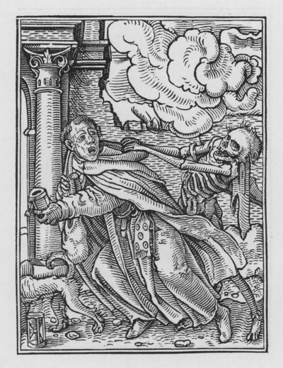 ホルバインの死のダンス：メンディカントの兄弟 作： Hans after Holbein the Younger