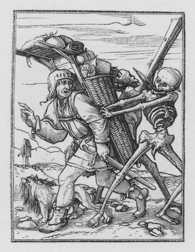 ホルバインの死のダンス：ペドラー 作： Hans after Holbein the Younger