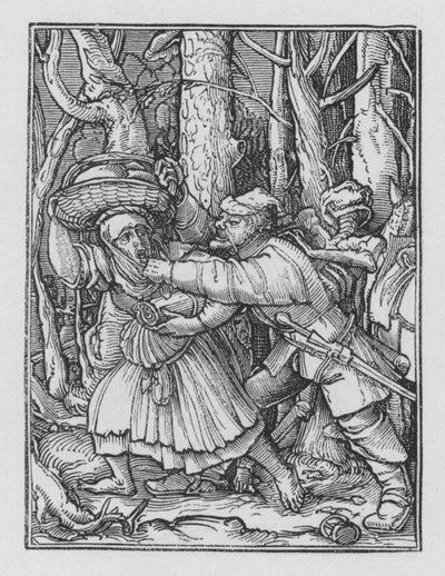 ホルバインの死のダンス：強盗 作： Hans after Holbein the Younger