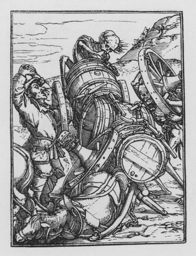 ホルバインの死のダンス：ワゴナー 作： Hans after Holbein the Younger