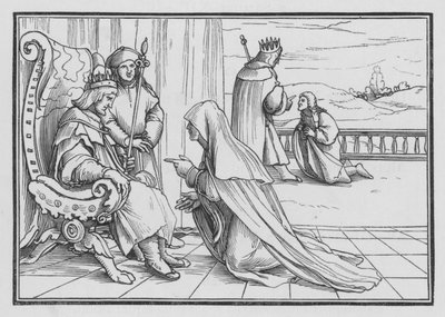 Joabs Artifice to Bring Home Absalom、2 Samuel XIV、4 作： Hans after Holbein the Younger
