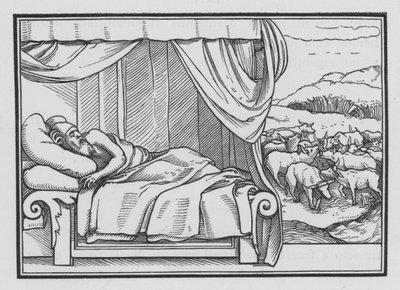 ファラオの2つの夢、創世記、XLI、8 作： Hans after Holbein the Younger