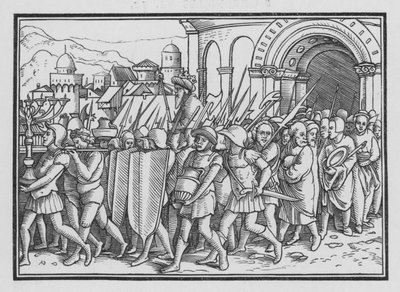 シーシャクスポワレスエルサレム、歴代誌XII、9 作： Hans after Holbein the Younger