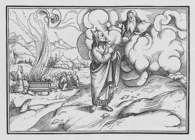 焦げた供物、レビ記1、2 作： Hans after Holbein the Younger