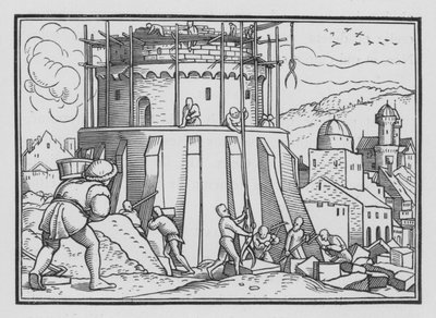 バベルの塔、ジェネシスXI、4 作： Hans after Holbein the Younger