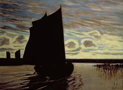 ハメ川のボート 作： Hans am Ende