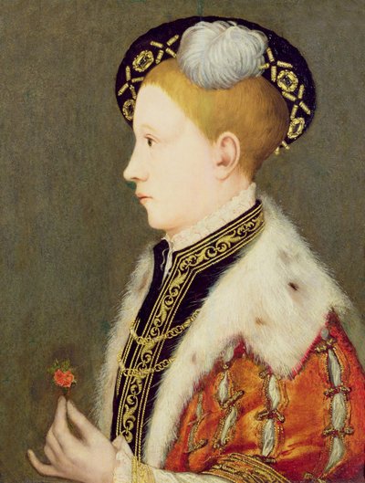 エドワード6世（1537〜53年） 作： Hans school of Holbein