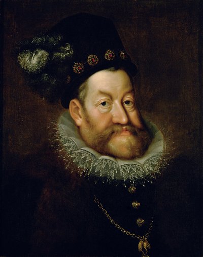 ドイツ語：皇帝ルドルフ2世(1552-1612) 皇帝ルドルフ2世の肖像 作： アーヘンのハンス