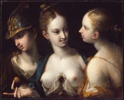 パラス・アテナ、金星、ジュノー 作： アーヘンのハンス