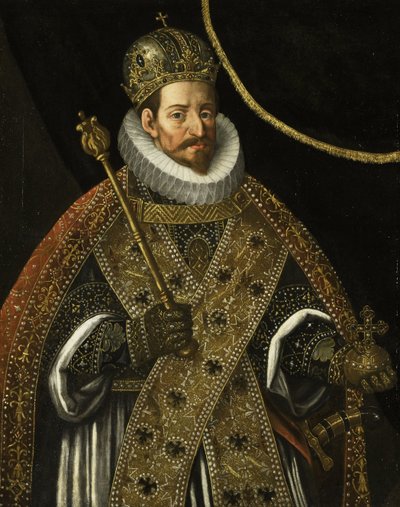 マティアス1557-1619年の肖像、神聖ローマ皇帝、c。 1610 作： Hans von Aachen