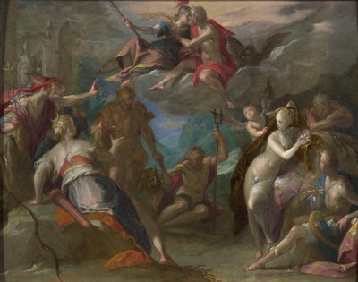 神々の驚き、1590年代 作： Hans von Aachen