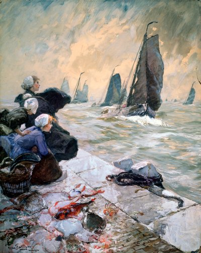 フィッシャーマンズワイフズ、1896年。 作： Hans von Bartels