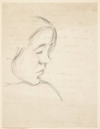 アーティストの妹、ボディルの肖像 作： Harald Giersing