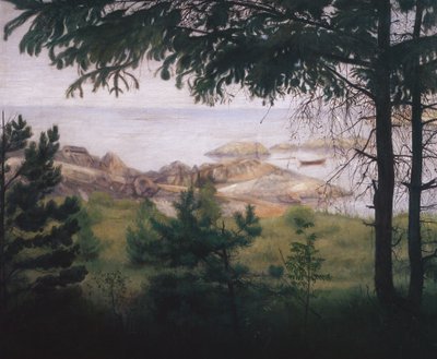 船で 作： Harald Oscar Sohlberg
