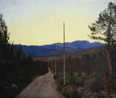 カントリーヘッド、カントリーロード 作： Harald Oscar Sohlberg