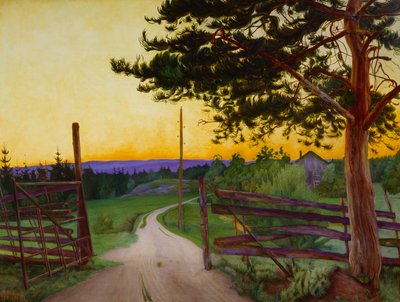 田舎道 作： Harald Oscar Sohlberg