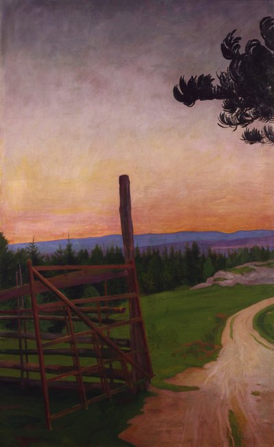 田舎道 作： Harald Oscar Sohlberg