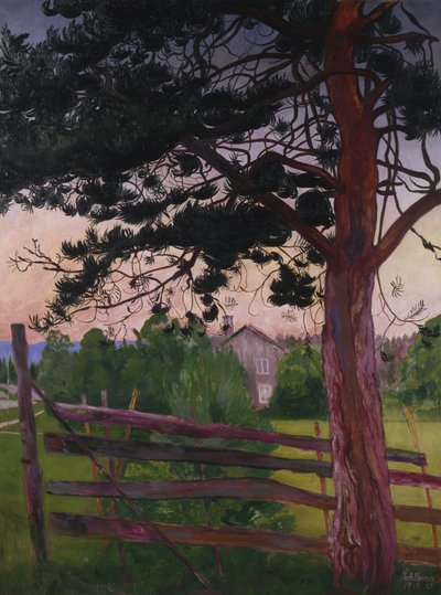 田舎道 作： Harald Oscar Sohlberg