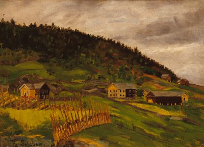 ValdresのHeggeから 作： Harald Oscar Sohlberg